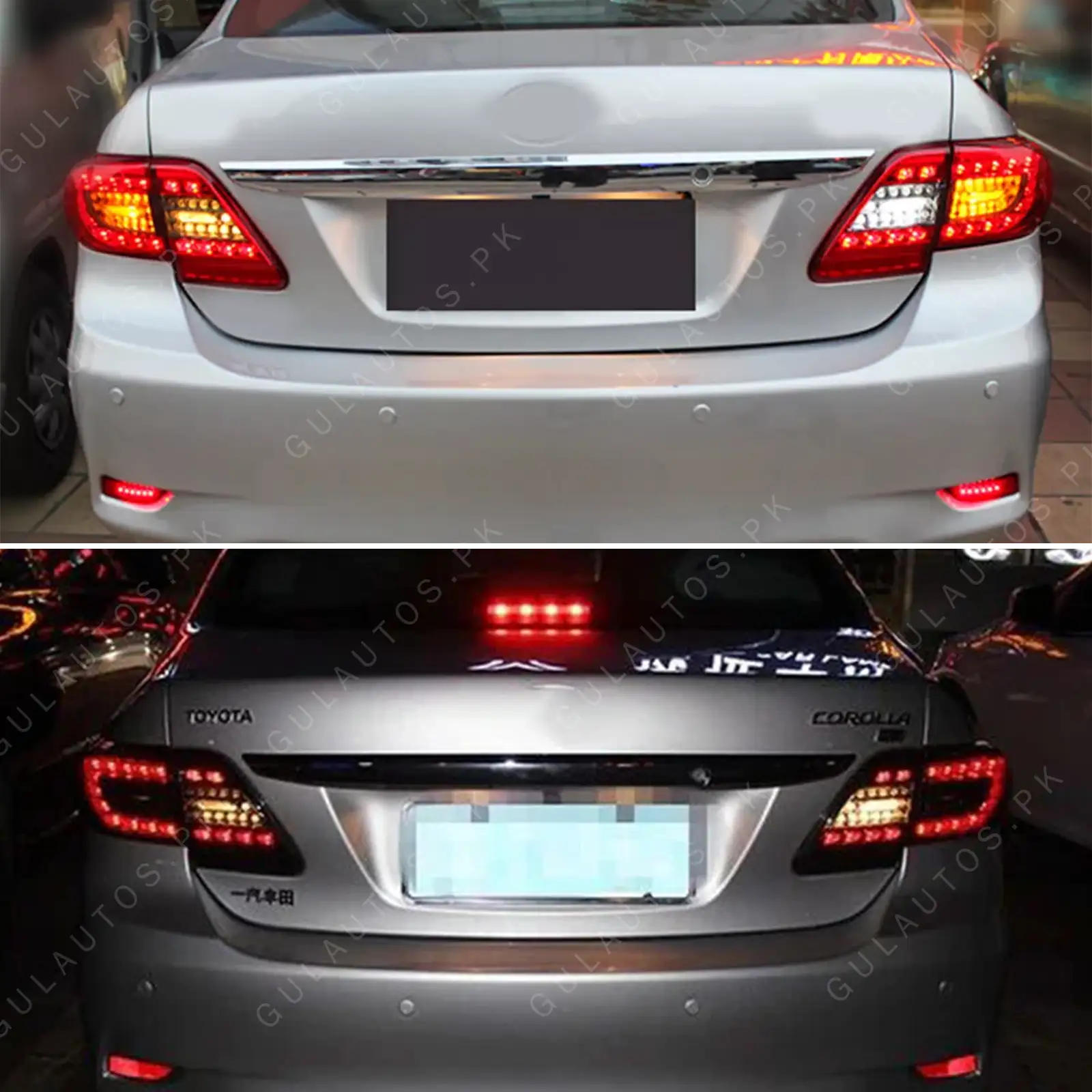 Toyota Corolla Eagle Eyes Red Smoke Led Back Lamps Lights Model 2012-2014 By Gul Autos 2 Corolla-2012-Back-Lights-by-GulAutos-01