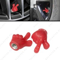 Finger-Up-Light-Red-Hand-Tire-Valve-Cap-By-GulAutos.